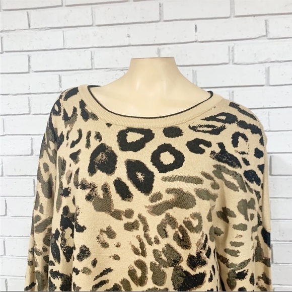Rachel Rachel Roy Women’s Animal Print Sweater - Picture 6 of 7
